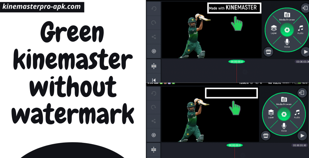 Green Kinemaster pro apk without watermark